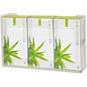 Medline Plastic Triple Glove Box Holder - Horizontal, Vertical - Plexiglass - Clear - 1 Each