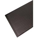Guardian Floor Protection Soft Step Anti-Fatigue Flr Mat - Floor - 36" Length x 24" Width - Rectangular - Diamond Pattern - Vinyl Foam - Black - 1 Each
