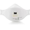 3M Aura Particulate Respirator - Particulate, Dust, Fog Protection - White - Comfortable, Adjustable Nose Clip, Disposable, Lightweight, Exhalation Valve, Collapse Resistant - 1 Box