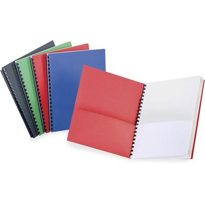 TOPS Letter Pocket Folder - 8 1/2" x 11" - 200 Sheets Capacity - 8 Internal Pocket(s) - White, Assorted - Embossed, Die-cut - 0% Fiber Recycled - 1 Each