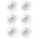Quartet Large Glass Board Magnets - 6 / Pack - Clear