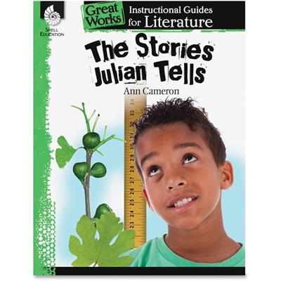Shell Education The Stories Julian Tells Instructional Guide Printed Book by Ann Cameron - 72 Pages - Shell Educational Publishing Publication - 2014 March 01 - Book - Grade K-3 - English