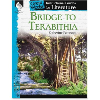 Shell Education Bridge To Terabithia Great Works Instructional Guides Printed Book by Katherine Paterson - 72 Pages - Shell Educational Publishing Publication - Book - Grade 4-8