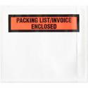 Sparco Pre-Labeled Waterproof Packing Envelopes - Packing List - 4 1/2" Width x 5 1/2" Length - Self-adhesive Seal - White - Low Density Polyethylene (LDPE) - 1000 / Box
