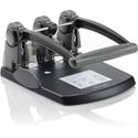 Swingline Extra-High Capacity 3-Hole Punch - Fixed Centers - 3 Punch Head(s) - 300 Sheet - 9/32" Punch Size - Metal - Black, Gray