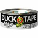 Duck MAX Strength Tape - White - 35 yd Length x 1.88" Width - White - Natural Rubber - Polyethylene Backing - For Indoor, Outdoor - 1 Roll