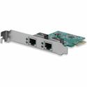 StarTech.com Dual Port Gigabit PCI Express Server Network Adapter Card - PCIe NIC - PCI Express x1 - 1.95 Gbit/s Data Transfer Rate - 2 Port(s) - 2 - Twisted Pair - 10/100/1000Base-T - Plug-in Card