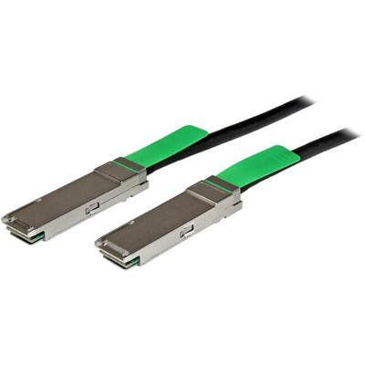 StarTech.com 2m QSFP+ 40-Gigabit Ethernet (40GbE) Passive Copper Twinax Direct Attach Cable - 6.56 ft Twinaxial Network Cable for Network Device, Storage Device, Transceiver, Switch, Server - First End: 1 x QSFP+ Network - Male - Second End: 1 x QSFP