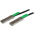 StarTech.com 2m QSFP+ 40-Gigabit Ethernet (40GbE) Passive Copper Twinax Direct Attach Cable - 6.56 ft Twinaxial Network Cable for Network Device, Storage Device, Transceiver, Switch, Server - First End: 1 x QSFP+ Network - Male - Second End: 1 x QSFP