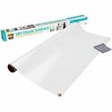 Post-it&reg; Self-Stick Dry-Erase Film Surface - 48" (4 ft) Width x 72" (6 ft) Length - White Film - Rectangle - Flexible, Stain Resistant, Self-stick - 1 Pack