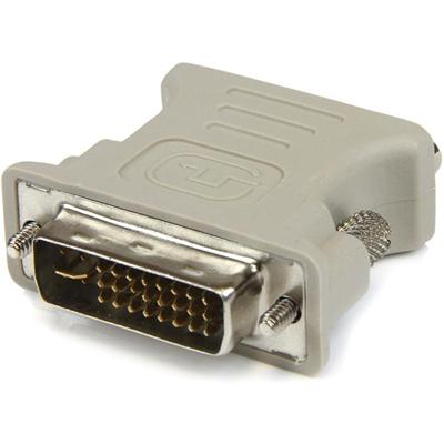 StarTech.com DVI to VGA Cable Adapter M/F - 10 pack - 1 x 29-pin DVI-I Video Male - 1 x 15-pin HD-15 VGA Female - Nickel Connector - Beige - 10 / Pack