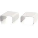 C2G Wiremold Uniduct 2900 Cover Clip White - Joint Cover - White - Polyvinyl Chloride (PVC) - 1 Each - TAA Compliant