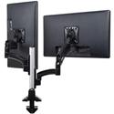 Chief Kontour K1C220BXRH Mounting Arm for Monitor, Display - Black - Height Adjustable - 2 Display(s) Supported - 10" to 32" Screen Support - 44 lb Load Capacity - 100 x 100, 75 x 75 - VESA Mount Compatible - Aluminum - 1 Each