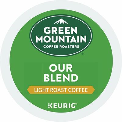 Green Mountain Coffee Roasters&reg; K-Cup Our Blend Coffee - Compatible with Keurig Brewer - Regular - Light - K-Cup - 24/Box - 4 / Carton