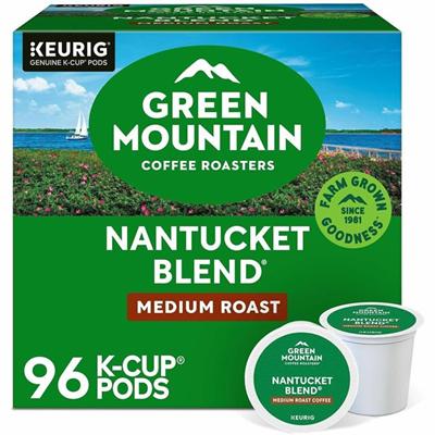 Green Mountain Coffee Roasters&reg; K-Cup Nantucket Blend Coffee - Compatible with Keurig Brewer - Regular - Medium - K-Cup - 24/Box - 4 / Carton