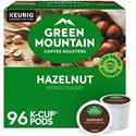 Green Mountain Coffee Roasters&reg; K-Cup Hazelnut Coffee - Compatible with Keurig Brewer - Regular - Light - K-Cup - Hazelnut - 24/Box - 4 / Carton