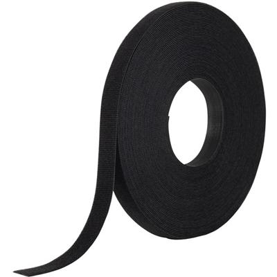 VELCRO&reg; ONE-WRAP Tie Bulk Roll - Tie - Black - 75 ft Length - 1 Pack
