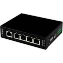 StarTech.com 5 Port Unmanaged Industrial Gigabit Ethernet Switch - DIN Rail / Wall-Mountable - 5 Ports - Gigabit Ethernet - 10/100/1000Base-T - 2 Layer Supported - 62 W Power Consumption - Twisted Pair - Rail-mountable, Wall Mountable - 2 Year Limite
