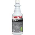 Betco BioActive Solutions Push Cleaner - For Drain, Carpet, Upholstery - 32 fl oz (1 quart) - New Green Scent - Recommended For: Bacteria Remover, Protein Remover, Starch Remover, Oil Remover, Grease Remover, Gum Remover - Non-corrosive, Non-flammabl