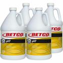 Betco pH7 Floor Cleaner - For Floor, Tabletop - 128 fl oz (4 quart) - Lemon Scent - Recommended For: Dirt Remover, Grime Remover - Yellow Bottle - 4 / Carton