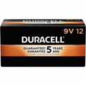 Duracell 9-Volt Coppertop Alkaline Batteries - For Multipurpose - 9V - 12 / Box