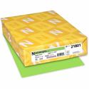 Neenah Color Paper - Lime Green - Letter - 8 1/2" x 11" - 24 lb Basis Weight - Smooth - Green Seal - Heavyweight, Acid-free, Lignin-free, Fade Resistant - Martian Green (Lime Green) - 500 / Ream