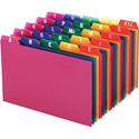 Oxford A-Z Poly Filing Index Cards - Printed Tab(s) - Character - A-Z - 6" Divider Width - Blue Poly, Green, Magenta, Strawberry, Lemon Divider - Blue, Green, Magenta, Strawberry, Lemon Tab(s) - Wear Resistant, Tear Resistant, Moisture Resistant, Dur