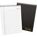 Ampad Gold Fibre Classic Wirebound Legal Pads - 70 Sheets - Wire Bound - 0.34" Ruled - 20 lb Basis Weight - 8 1/2" x 11 3/4" Sheet Size - 0.43" Height x 8.5" Width x 12.3" Length - White Paper - Brown Cover - Micro Perforated, Rigid, Chipboard Backin