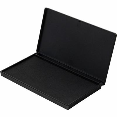 Charles Leonard Stamp Pad - 6.3" Width x 3.3" Length - Felt Pad - Black Ink - Black - 1 Each