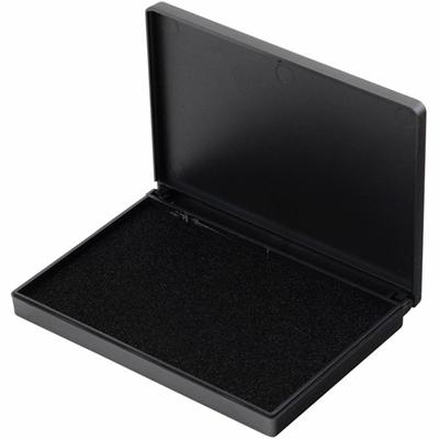 Charles Leonard Stamp Pad - 2.8" Width x 4.3" Length - Felt Pad - Black Ink - Black - 1 Each