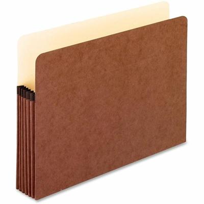 Pendaflex Letter File Pocket - 8 1/2" x 11" - 1050 Sheets Capacity - 5 1/4" Expansion - Redrope - Acid-free, Gusset, Rip Proof, Tear Resistant, Durable - 0% Fiber Recycled - 1 Each