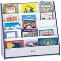 Jonti-Craft Rainbow Accents Laminate 5-shelf Pick-a-Book Stand - 5 Compartment(s) - Compartment Size : 1" - 27.50" Height x 30" Width x 13.50" Depth - Durable, Laminated, Rounded Corner - Navy - 1 Each