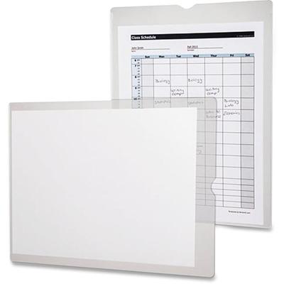 Oxford Heavy-Duty Vinyl Jackets-Style Envelopes - Document - 9" Width x 12" Length - Clear - Vinyl - 50 / Box