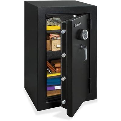 Sentry Safe Executive Fire-Safe-EF4738E - 4.70 ft³ - Programmable, Electronic, Combination Lock - Water Resistant, Fire Resistant - Internal Size 35.72" Height x 19.37" Width x 11.73" Depth - Overall Size 37.7" Height x 21.7" Width x 19" Depth