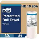 TORK Perforated Towel Rolls - 2 Ply - 11" Width x 63 ft Length - 84 Sheets/Roll - 4.40" Roll Diameter - Fiber - 30 / Carton