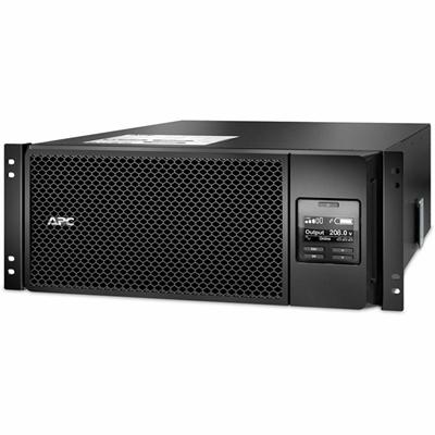 APC by Schneider Electric Smart-UPS SRT 6000VA RM 208V - 4U Rack-mountable - 1.50 Hour Recharge - 2 Minute Stand-by - 208 V AC, 240 V AC Input - 208 V AC, 240 V AC Output - Single Phase - Sine Wave - 1 x Hard Wire 3-wire (2PH + G), 2 x NEMA L6-20R, 3