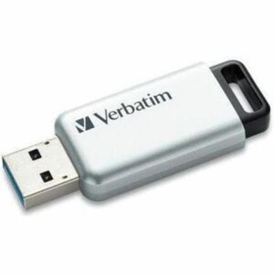 Verbatim Store 'n' Go Secure Pro USB 3.0 Drive - 16 GB - USB 3.0 - 100 MB/s Read Speed - 20 MB/s Write Speed - 256-bit AES - Lifetime Warranty - 1 Each - TAA Compliant