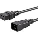 StarTech.com 10 ft Heavy Duty 14 AWG Computer Power Cord - C19 to C20 - For PDU, Server, Desktop Computer, Monitor, Printer - 250 V AC / 15 A - Black - 10 ft Cord Length - IEC 60320 C20 / IEC 60320 C19 - 1 Each