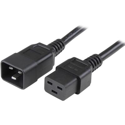 StarTech.com 3 ft Heavy Duty 14 AWG Computer Power Cord - C19 to C20 - For PDU, Server - 250 V AC / 15 A - Black - 3 ft Cord Length - IEC 60320 C20 / IEC 60320 C19 - 1 Each