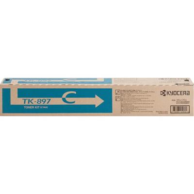 Kyocera Original Laser Toner Cartridge - Cyan - 1 Each - 6000 Pages
