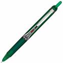 Pilot Extra-Fine Premium Retractable Rolling Ball Pens - 0.5 mm Extra Fine Needle Pen Point - Refillable - Retractable - Green Ink - Liquid - Green Barrel - Writing - 1 Dozen