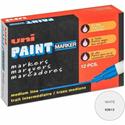 uniball™ uni-Paint PX-20 Oil-Based Marker - Medium Marker Point - White Ink - Oil Based - White Barrel - 1 Dozen