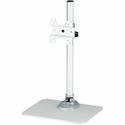 StarTech.com Single Monitor Stand - Adjustable - Steel - Silver - Up to 34" Screen Support - 30.86 lb Load Capacity - 4.10" Height x 13" Width - Desktop, Tabletop - Steel, Plastic, Aluminum - Silver - TAA Compliant