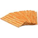 PAP-R Flat Coin Wrappers - Total $10 in 40 Coins of 25¢ Denomination - Heavy Duty - Paper - Kraft - 1000 / Box