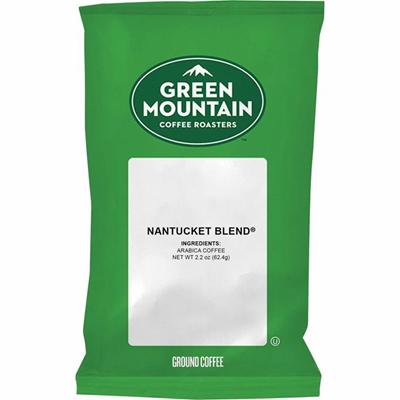 Green Mountain Coffee Roasters&reg; Ground Nantucket Blend Coffee - Regular - 2.2 oz Per Packet - 50 Packet - Ground - 50 / Carton