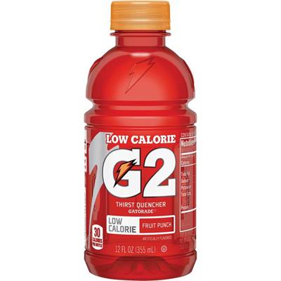 Gatorade Fruit Punch Low-Calorie Sports Drinks - 12 fl oz (355 mL) - 1 Carton