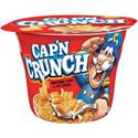 Quaker Oats Cap'N Crunch Corn/Oat Cereal Bowl - Corn, Oat - 1.51 oz Bowl - 12 / Carton