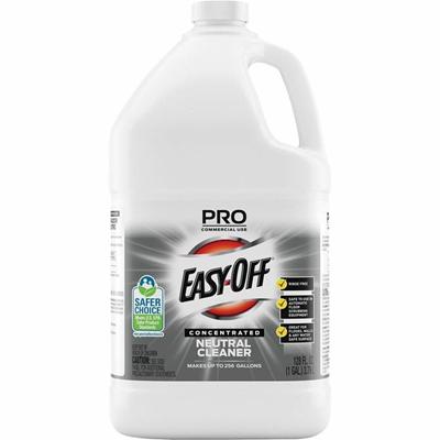 Professional Easy-Off Neutral Cleaner - For Multipurpose - Concentrate - 128 fl oz (4 quart) - Neutral Scent - Rinse-free, Non Alkaline, Phosphate-free, Ammonia-free - Blue - 1 Each
