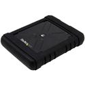 StarTech.com Drive Enclosure SATA - USB 3.0 Micro-B Host Interface - UASP Support External - Black - Hot Swappable Bays - 1 x HDD Supported - 1 x SSD Supported - 1 x Total Bay - 1 x 2.5" Bay - Silicone
