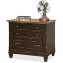 Martin Hartford Lateral File - 31" Height x 36" Width x 21" Depth - Total Drawer(s): 2 - Material: Wood Veneer - Finish: Vintage Black - Lockable Drawer, Ball Bearing Glide - For File, Home Office, Living Area - 1 Each